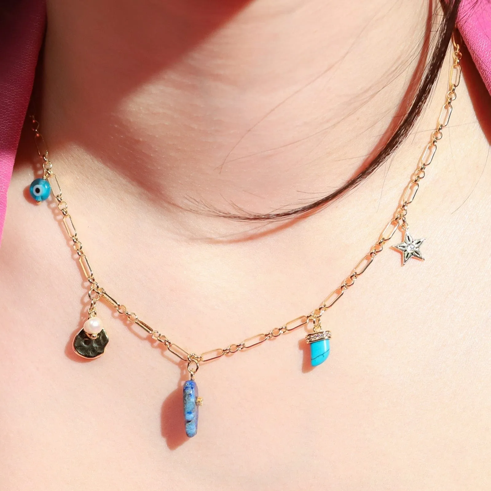 Lucky Star Charm Necklace