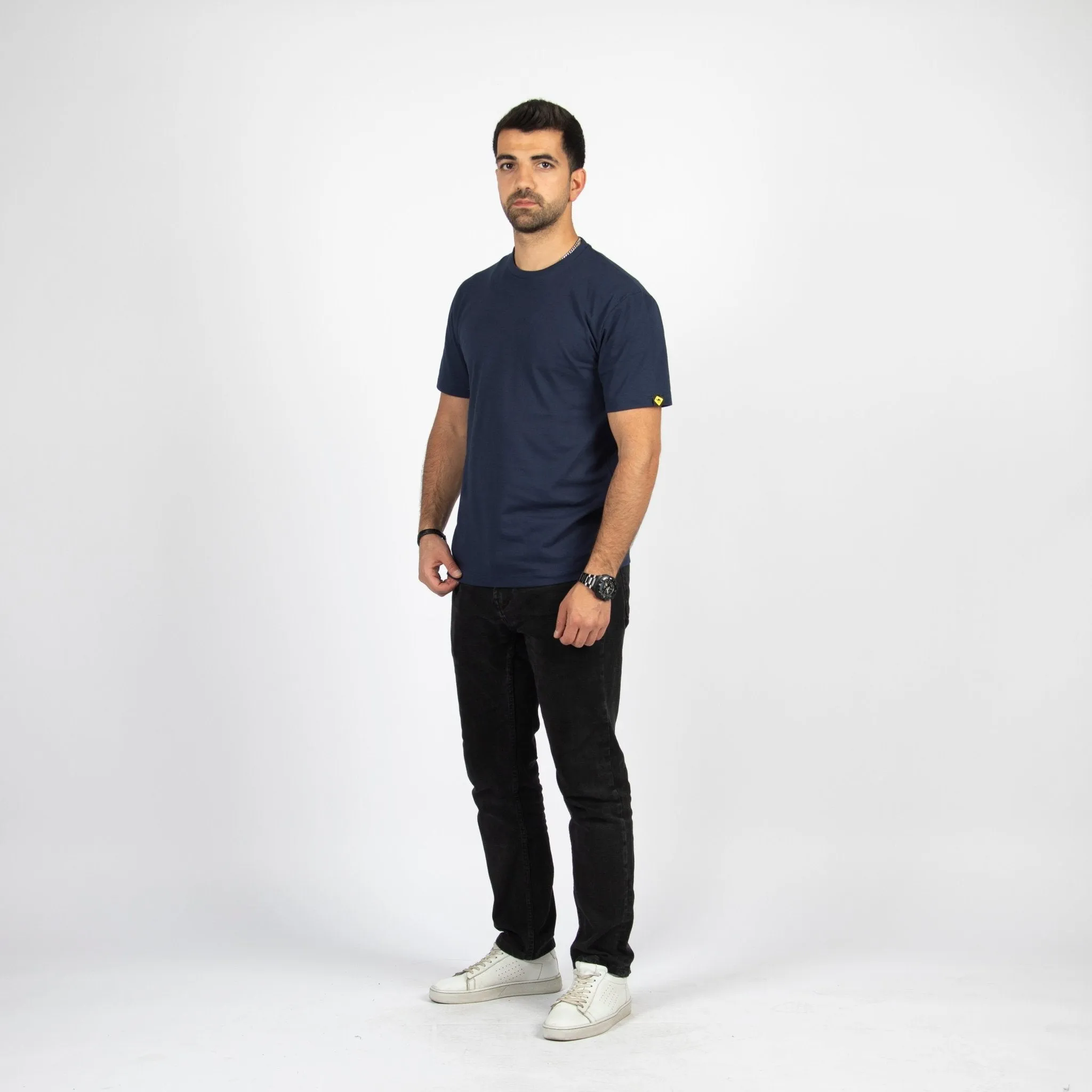 Navy Blue | Basic Cut T-shirt