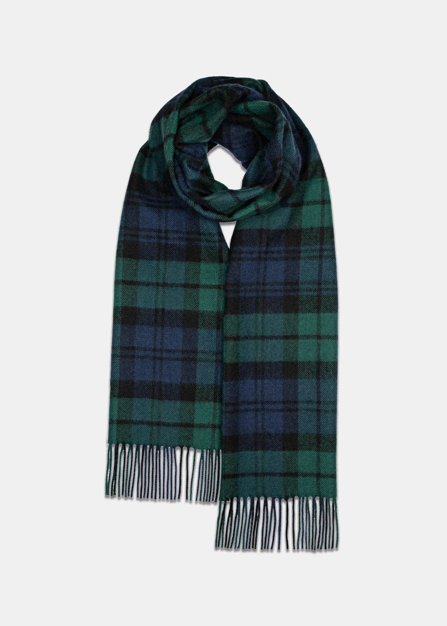 Oversized Lambswool Scarf Blackwatch