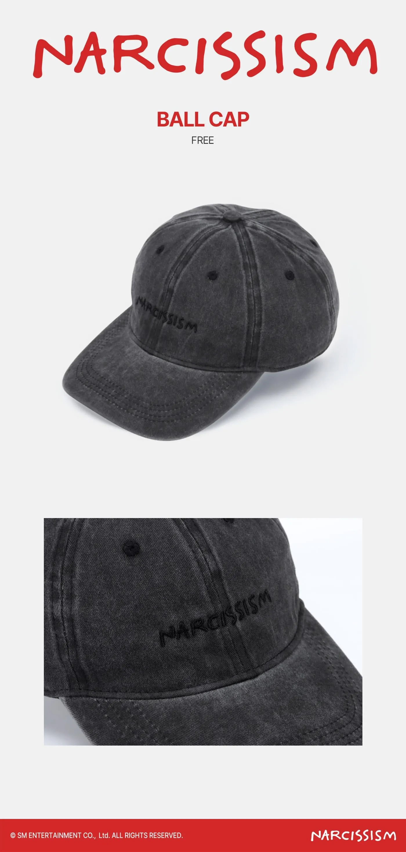 (PRE-ORDER) JAEMIN (NCT DREAM) - [NARCISSISM] 1st PHOTO EXIHIBITION OFFICIAL 2nd MD BALL CAP