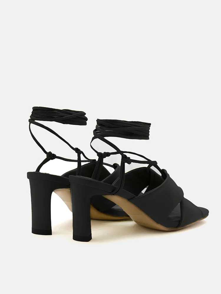 [SALE]Rhea Adjustable Strap Heel Sandals