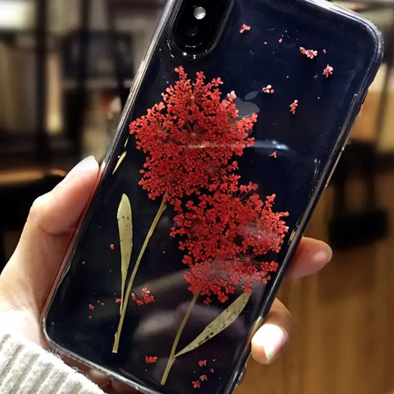 Silicone Epoxy Chrysanthemum iPhone Case