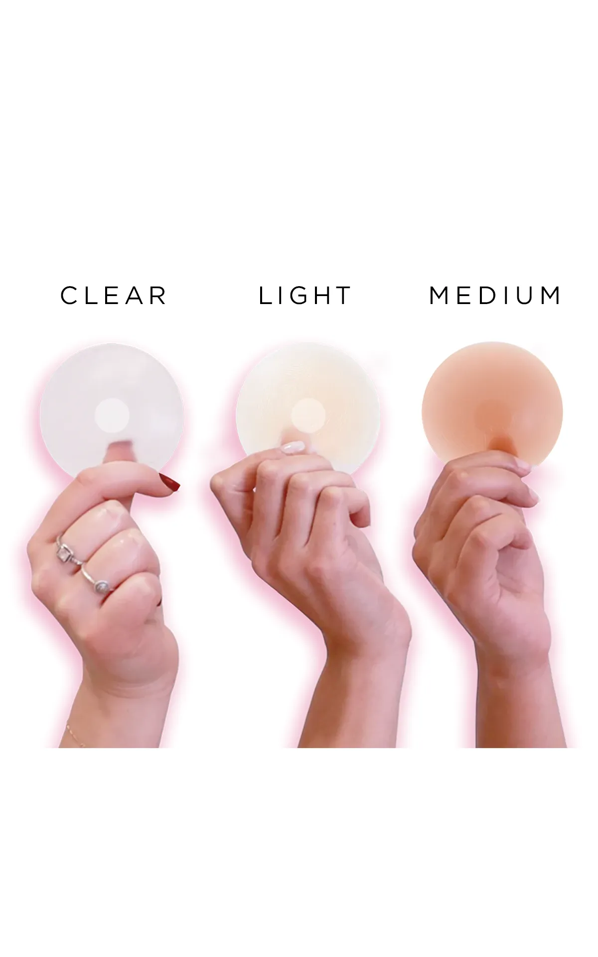 Silicone Nipple Covers Clear