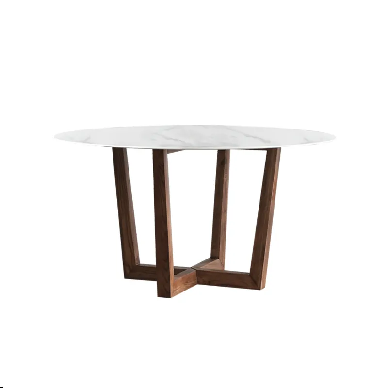 Sintered Stone Marble Round Dining Table