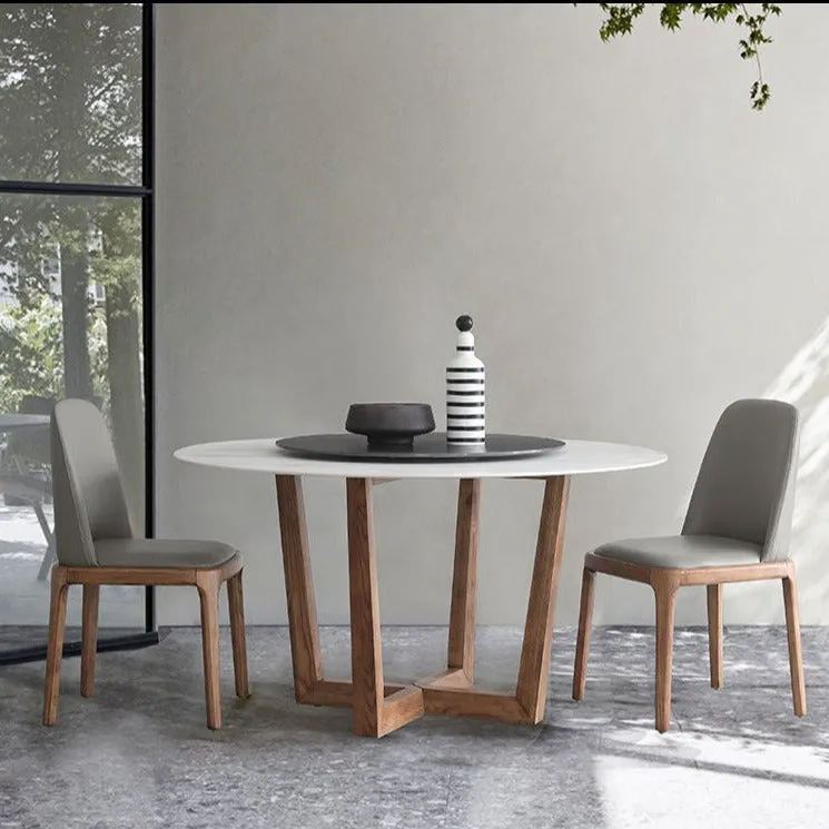 Sintered Stone Marble Round Dining Table