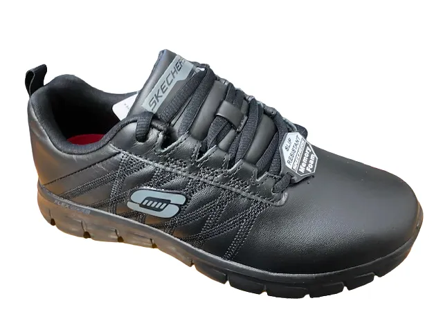 Skechers Scarpa da lavoro da donna Antinfortunistica Work Sure Track-Erath 76576EC/BLK nero