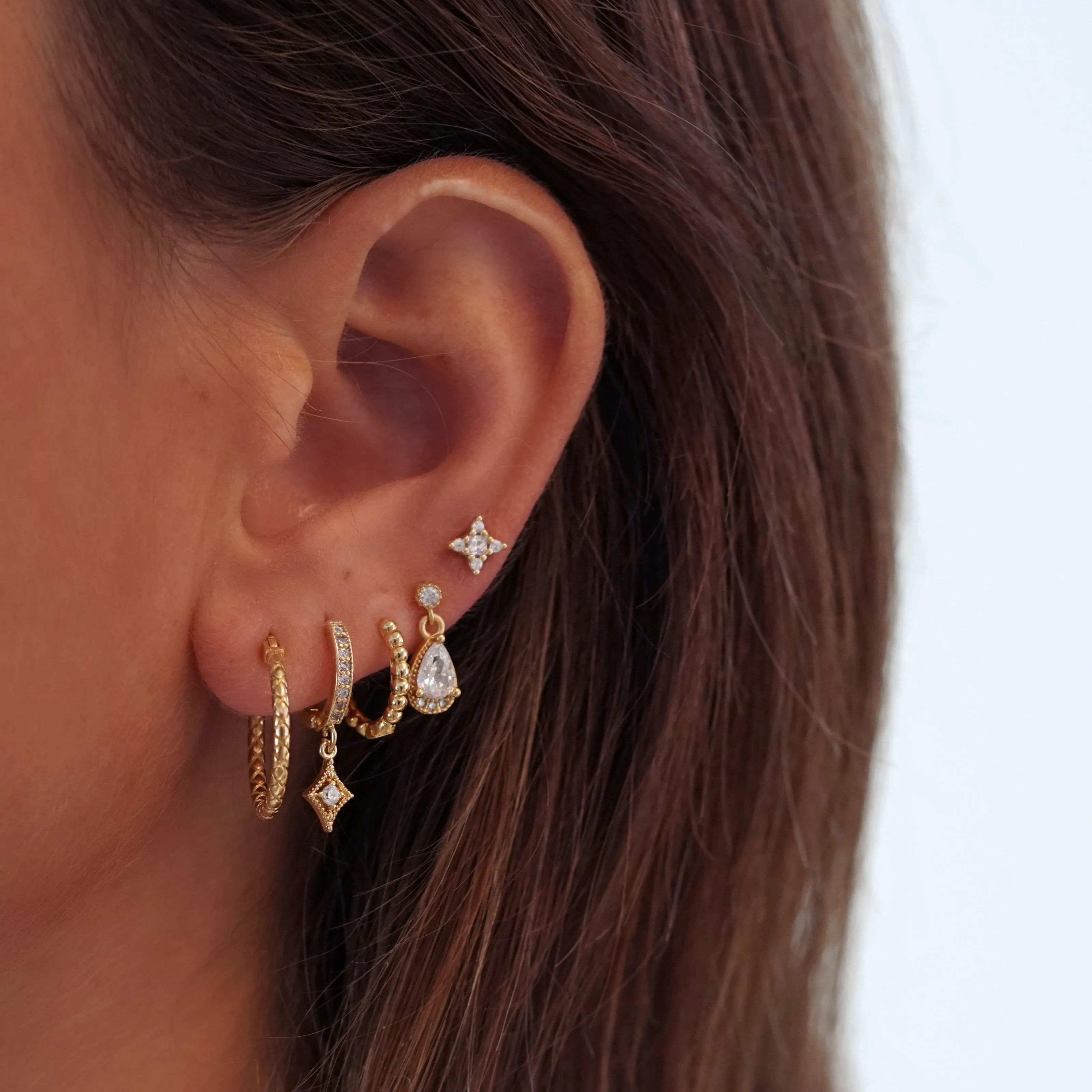 Sparkling Cubic Earring