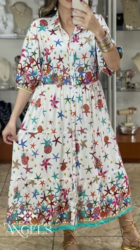 Starfish Midi Dress