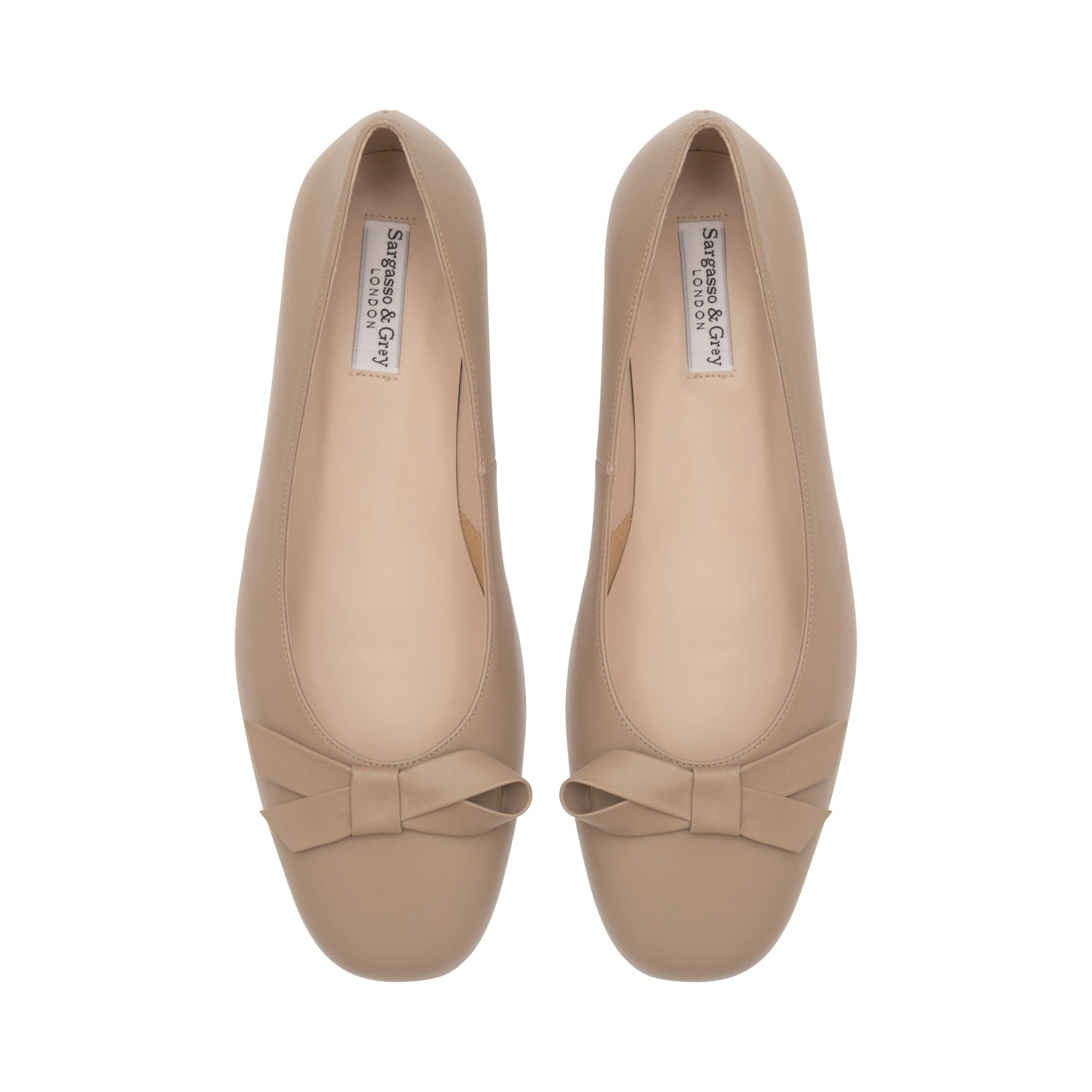 Tamsin Extra-Wide Fit Courts - Taupe Leather