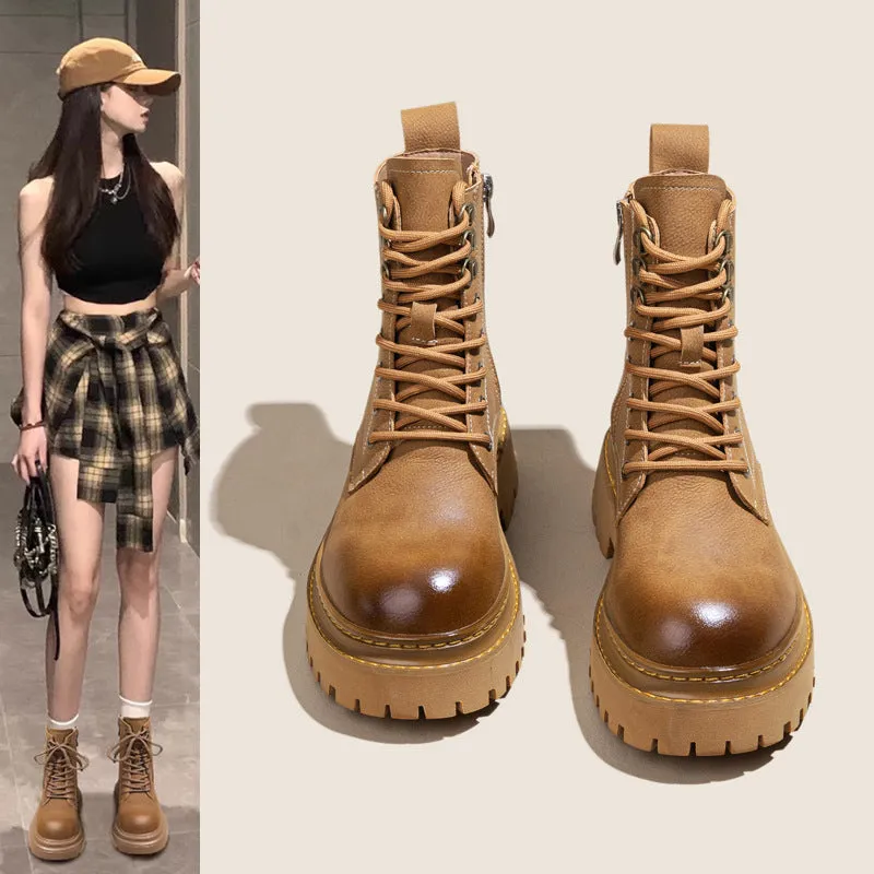 Terra Chic Combat Boots