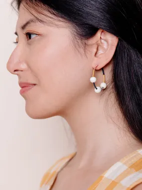 Threaded Hoop Earrings - Multi