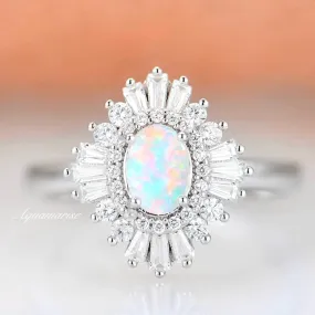 Victoria Australian Opal Ring-Sterling Silver