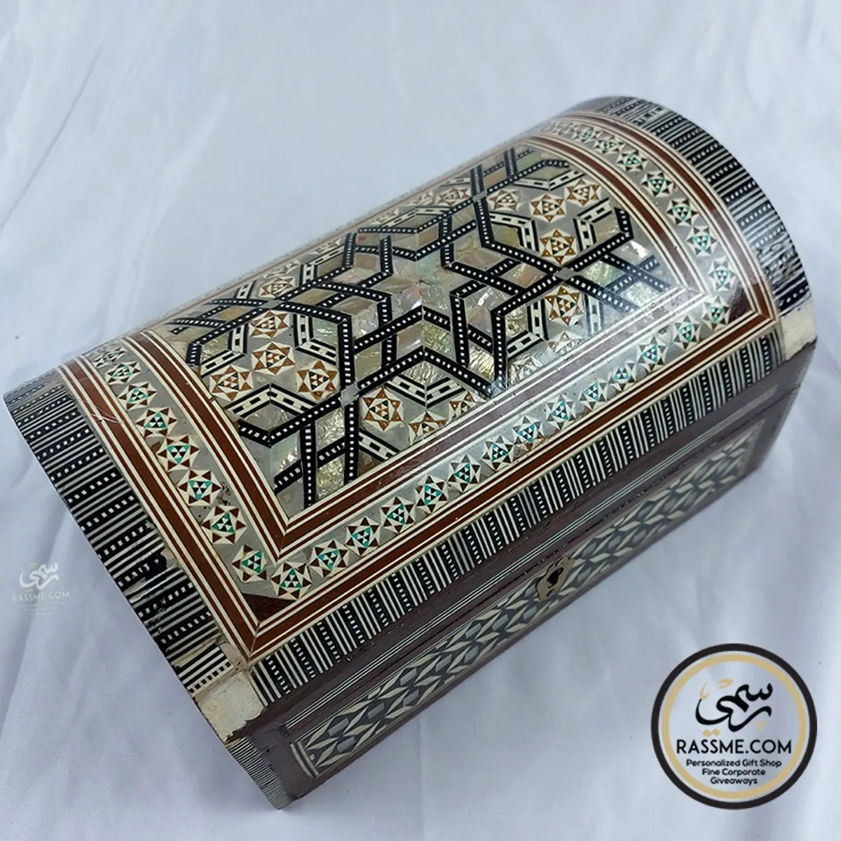 Wooden Arabesque Handcrafted Jewelry Box