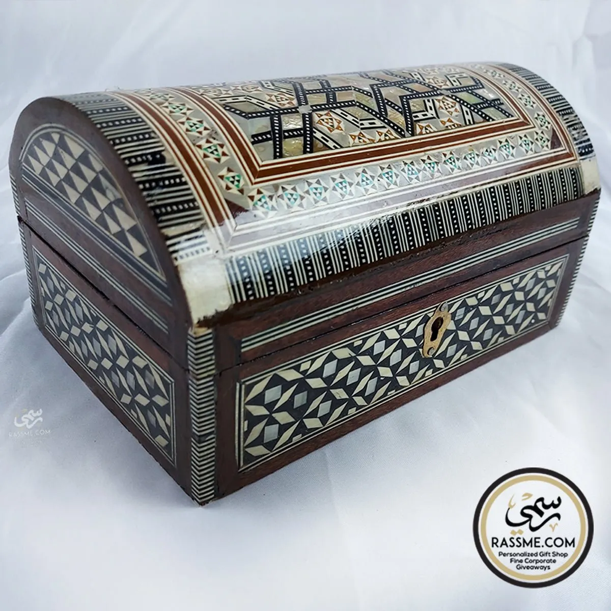 Wooden Arabesque Handcrafted Jewelry Box