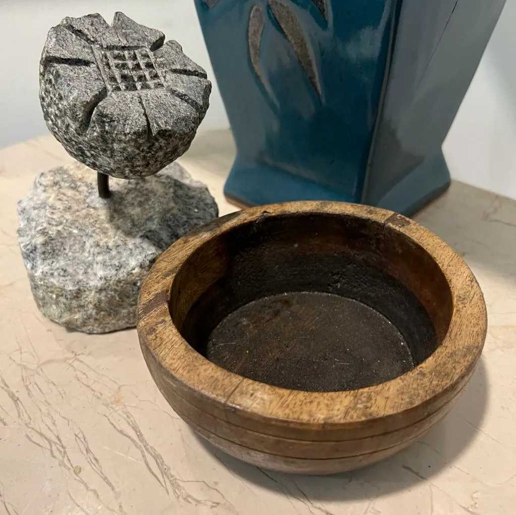 Wooden bowl : 6